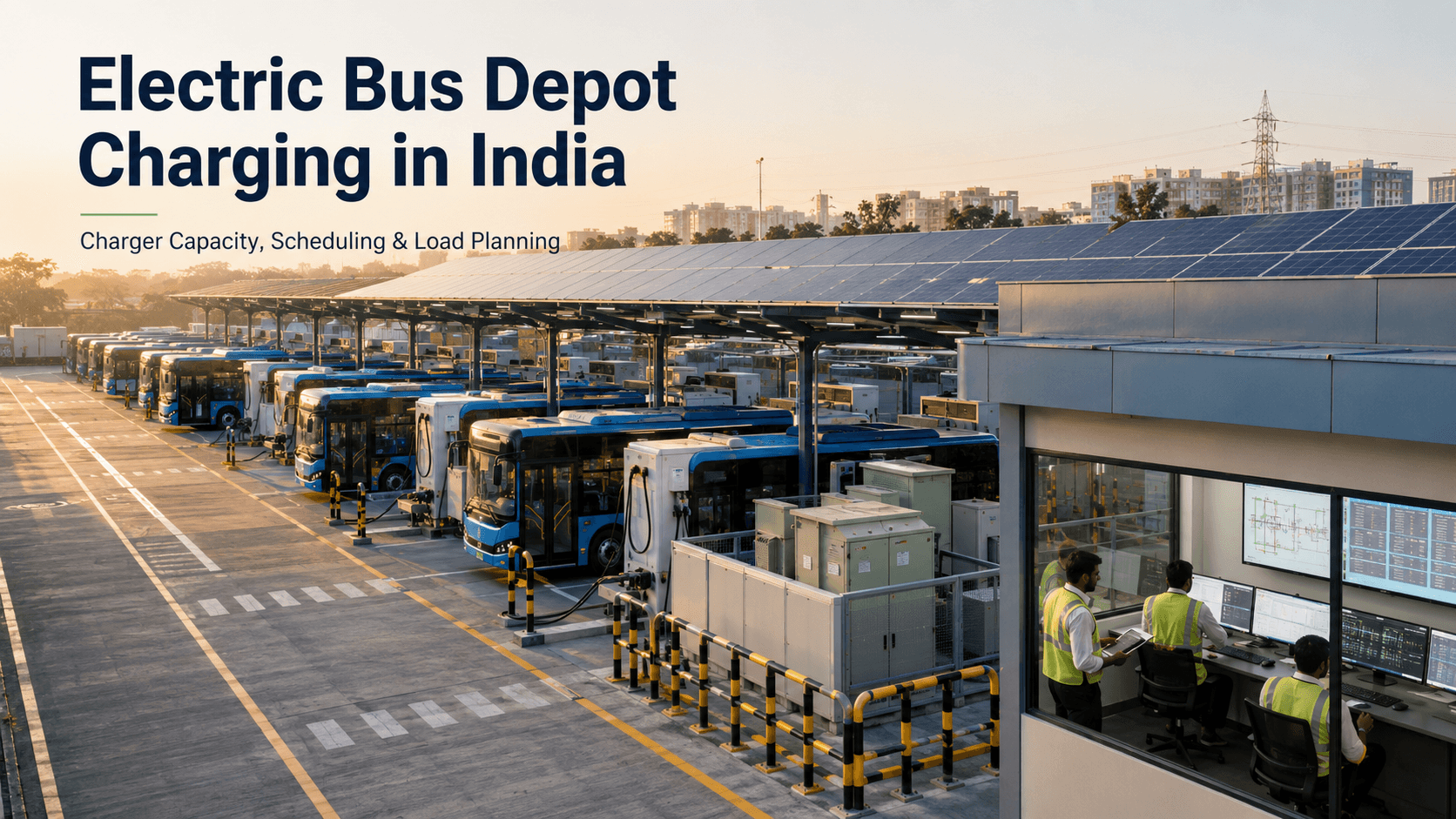 Electric Bus Depot Charging in India: Charger Capacity, Scheduling and Load Planning